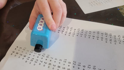 SET DE RODILLOS EDUCATIVOS DE SUMA Y RESTA