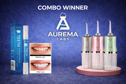 IRRIGADOR BUCAL + LAPIZ BLANQUEADOR DENTAL